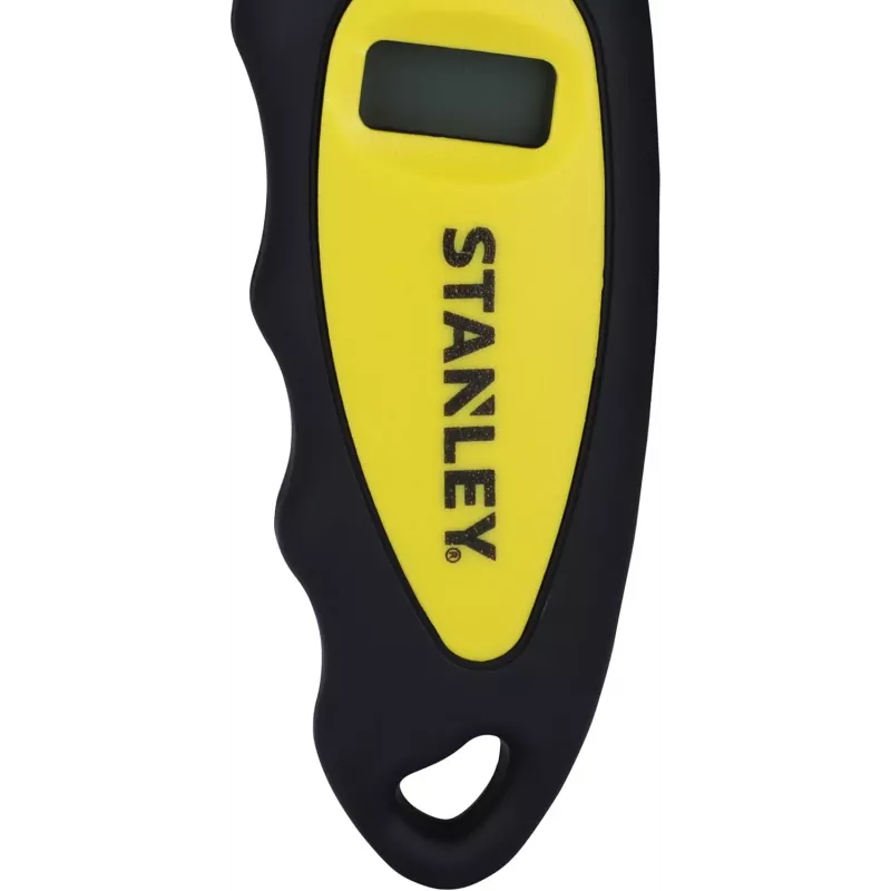 Medidor digital de pressão dos pneus STANLEY STHT80874-0, 0–100 PSI, visor LCD