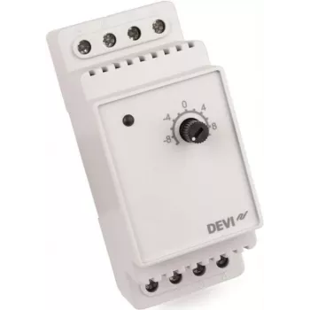 Termostato elétrico DEVI 140F1070 devireg 330 16A 230VAC 1 polo 2TE 140F1070 (140F1070)