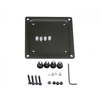 Kit de placa de conversão Ergotron 75 mm para 100 mm preto aço