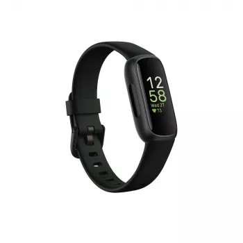 Monitor de atividade de pulso Fitbit Inspire 3 preto