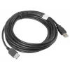 Cabo USB Lanberg CA-USBE-10CC-0050-BK 5 m USB 2.0 USB A preto (CA-USBE-10CC-0050-BK)