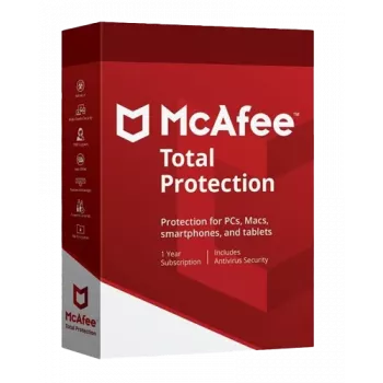 McAfee Total Protection 3 dispositivos 1 ano