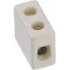 Terminal elétrico Bachmann 950.000, Porcelana, branco, altura 12 mm