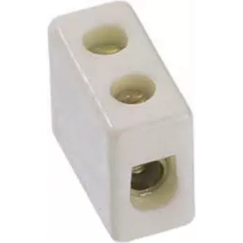 Terminal elétrico Bachmann 950.000, Porcelana, branco, altura 12 mm