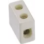 Terminal elétrico Bachmann 950.000, Porcelana, branco, altura 12 mm