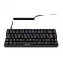 Teclado gaming mecânico Sharkoon Skiller SGK50S3 PBT preto amarelo RGB