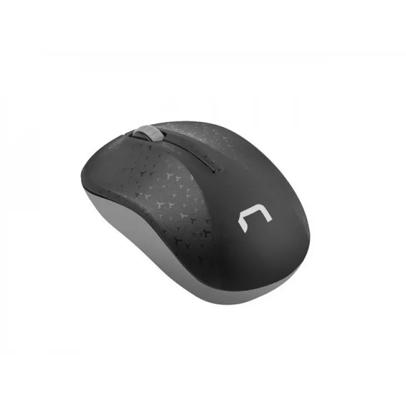 Rato ótico sem fios de escritório NATEC Toucan Office RF — ambidestro, 1600 DPI, 3 botões, roda, cinzento/preto