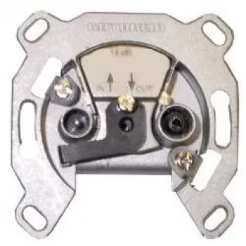 Tomada de antena Kathrein ESD 52 prateada