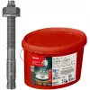 Chumbador de aço inoxidável FISCHER FAZ II Plus 10/20 R — 135 unid., balde