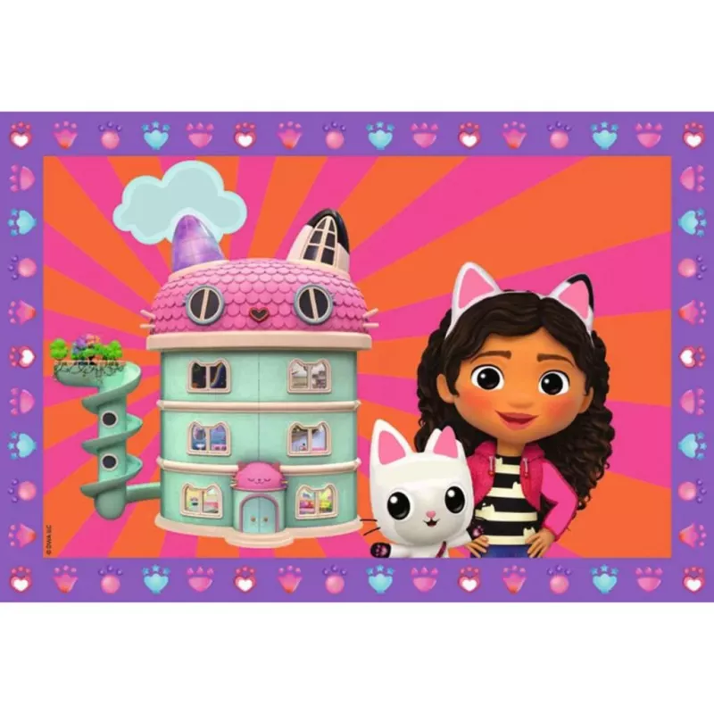Pintar por números júnior - DreamWorks Gabby's Dollhouse (2 designs)