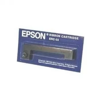 Cassete de fita Epson ERC22B para série M-180/190, duradoura, preta
