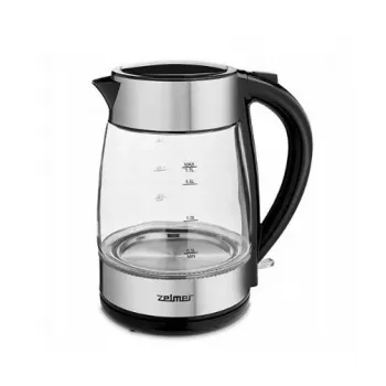 Chaleira elétrica Zelmer 1,7 L 2200 W Preto Aço inoxidável