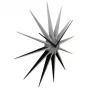 NeXtime Relógio 3051zi Nova, Ø50 cm, parede, preto/prateado