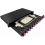 LogiLink F12LC4B - LC - cinzento - metal - montagem em rack - 1HE - 480 mm (F12LC4B)