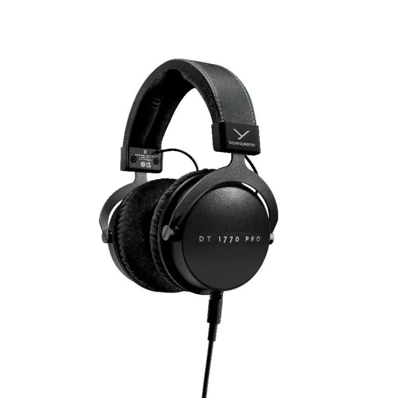 Auscultadores Beyerdynamic DT 1770 Pro MKII — com fios, circumaurais, arco de cabeça, 50–40000 Hz, 377 g, preto