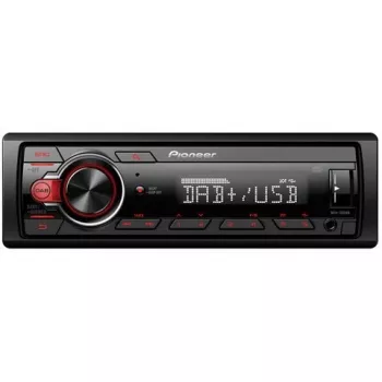 Pioneer MVH-130DABAN recetor multimédia para automóvel com antena DAB, preto