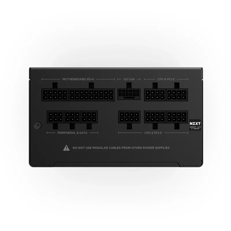 C1000 GOLD CORE, fonte de alimentação para PC preta, 1x 12-Pin High Power GPU, 3x PCIe, gestão de cabos, 1000 Watt