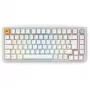 Teclado gaming Glorious GMMK Pro 75%, ISO, Pre-Built, branco