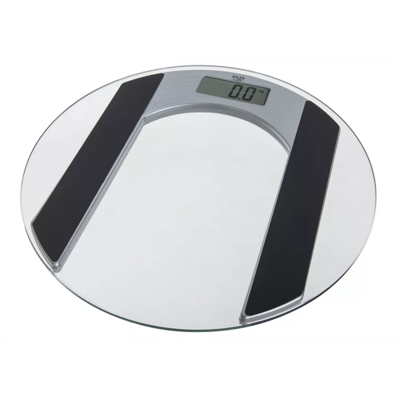 Adler | Balança de gordura corporal | Carga máxima 150 kg | Precisão 100 g | Vidro