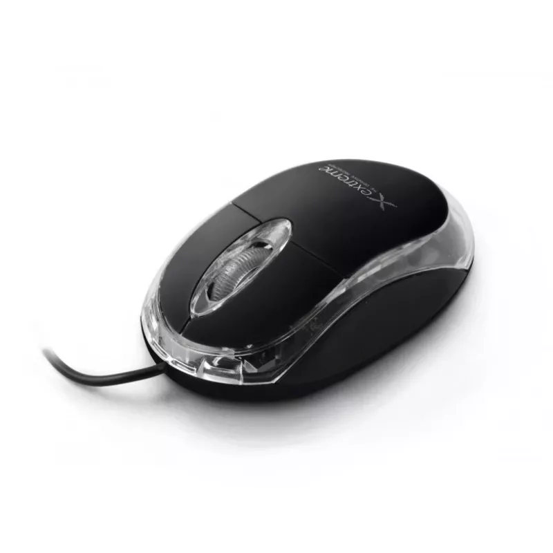 Rato ótico com fios ambidestro EXTREME XM102K — 1000 DPI, USB Type-A, cabo de 1,2 m, 3 botões