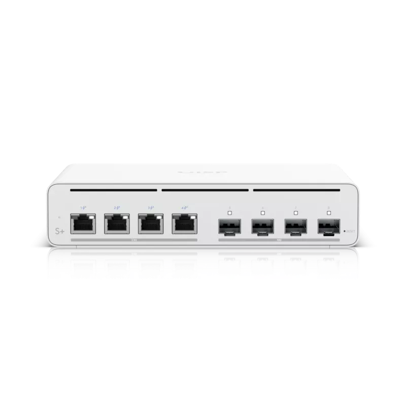 UniFi UISP Switch Plus - switch - gerido - 4 x 2.5GBase-T + 4 x 10Gb Ethernet S