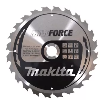 MAKITA DISCO DE SERRA CIRCULAR 270x30x24z MAKFORCE WOOD