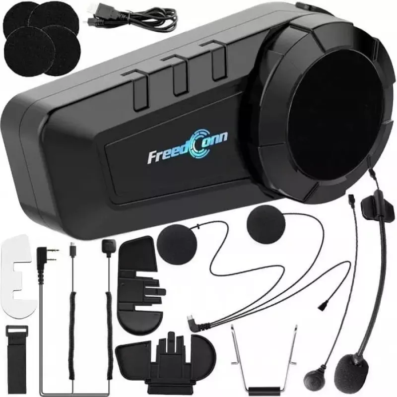 Intercomunicador para motociclo FREEDCONN KY-PRO SINGLE, preto