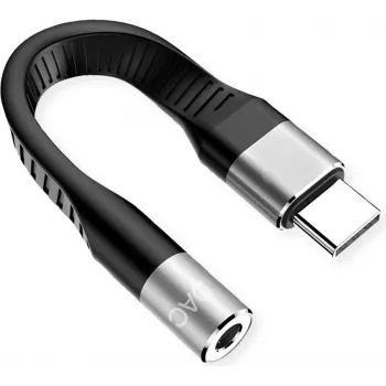 ROTRONIC-SECOMP Roline - Adaptador USB-C para ficha jack - USB-C macho para mini-jack estéreo fêmea