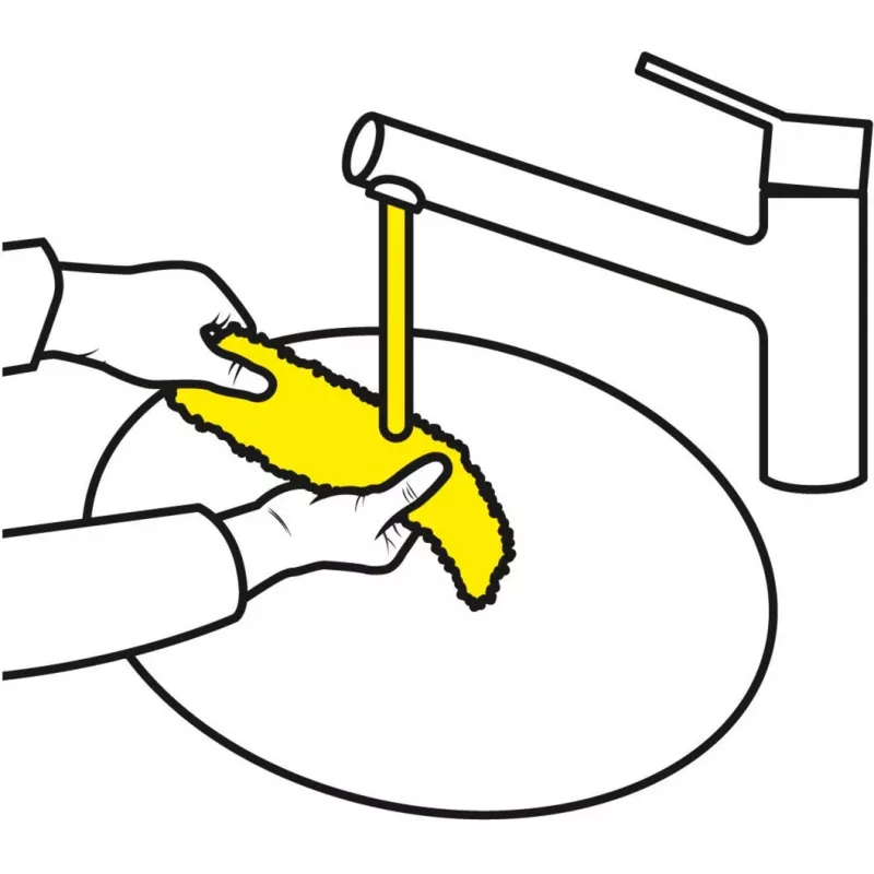 Acessório de limpeza de janelas Karcher 2.633-130.0 — Panos de limpeza em microfibra 275 mm (2 unidades)