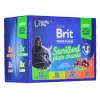 BRIT Premium Cat Sterilised Plate - Alimento húmido para gatos - 12x100g