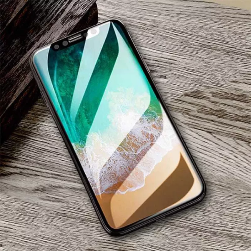 Proteção de ecrã em vidro temperado Devia Van Entire View para iPhone XR — antirreflexo, preto