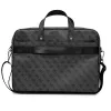 Mala para portátil GUESS GUCB15P4TK 16 polegadas preto Saffiano com logótipo 4G Triangle