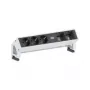 Distribuidor de energia Bachmann Desk 2 0,2 m 3 tomadas AC preto branco