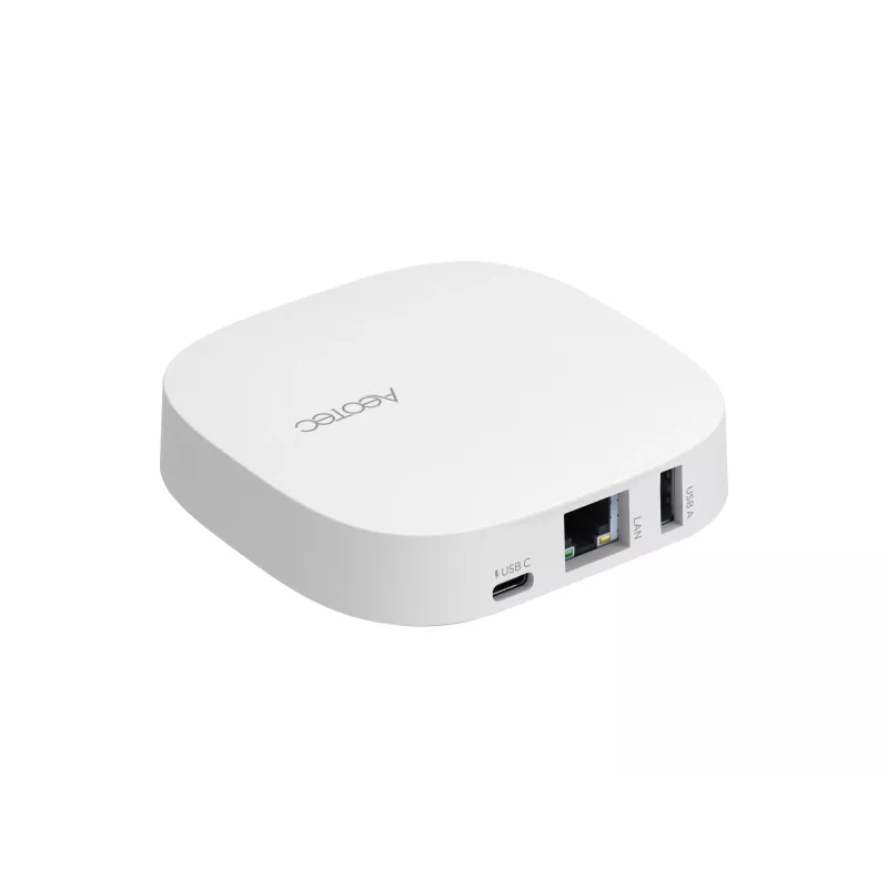 AEOTEC Smart Home Hub 2 – Funciona como SmartThings Hub, EU, Z-Wave, Zigbee 3.0, WiFi | GP-AEOHUBV4EU | Branco