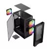 Caixa Logic ARYA ARGB MINIDI USB 3.0 preta