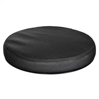 Almofada rotativa ortopédica ActionMed PO600AM — almofada de assento redonda, rotação 360°, 1,5 kg, preto