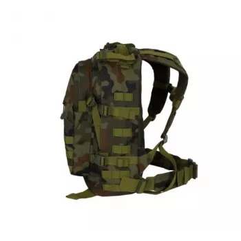 Mochila tática GFC GFT 3-Day Assault Pack wz.93 Forest Panther — 20 L, nylon, cinto peitoral, cinto de cintura
