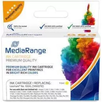 Cartucho MediaRange Lexmark Nr. 100XL Amarelo