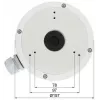 Caixa de ligação para acessórios de câmaras de segurança Hikvision Digital Technology DS-1280ZJ-M