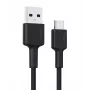 Aukey CB-CA2 OEM cabo de USB-C para USB-A, entrançado de nylon, 2 m, preto