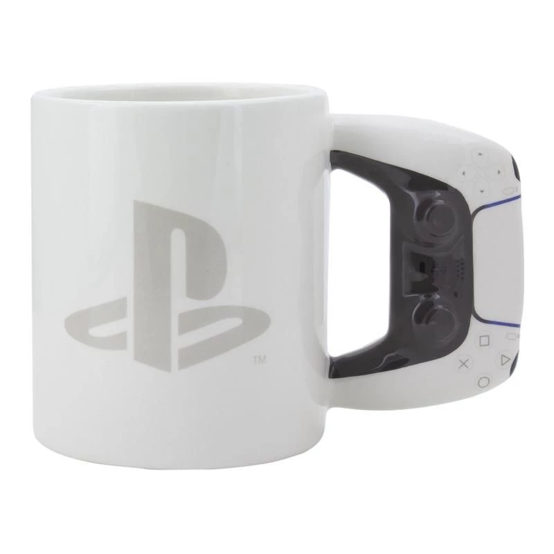 Caneca Paladone PlayStation Shaped PS5 branca 0,48 L unid.