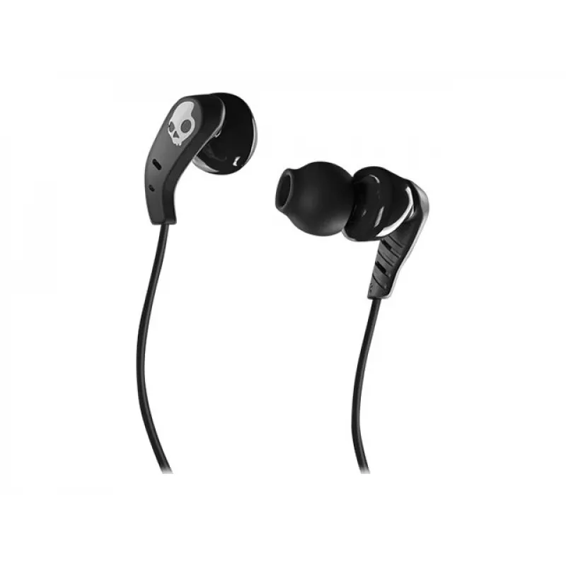 Skullcandy | Auscultadores desportivos | Conjunto | intra-auriculares | microfone | cancelamento de ruído | preto