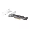 Controlador Serial ATA SILVERSTONE SST-ECS06 — placa PCIe com 6 portas SATA