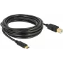 Cabo USB DeLOCK 83667 USB 2.0 4 m USB C USB B preto