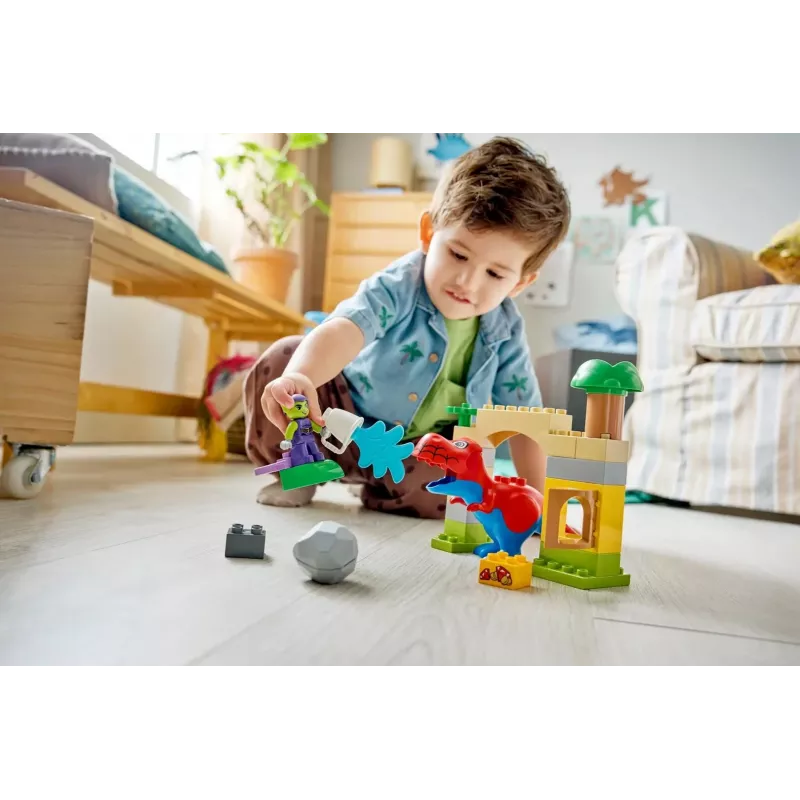 LEGO DUPLO 10463 Dinossauro Spidey-Rex contra o Duende Verde