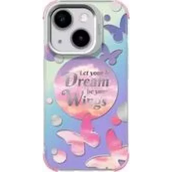 Capa para telemóvel LAUT Pop Dreamy para Apple iPhone 15/14/13 com ecrã de 6,1 polegadas, TPU + PET, multicolor