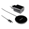 Intenso MB1 smartphone preto USB carregamento sem fios carregamento rápido interior
