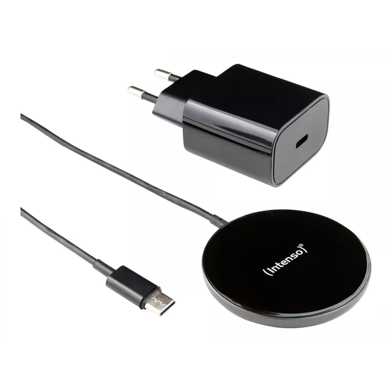 Intenso MB1 smartphone preto USB carregamento sem fios carregamento rápido interior