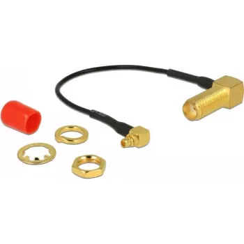 Cabo coaxial DeLOCK 89626 0,1 m SMA MMCX preto