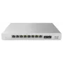 Cisco - Meraki Cloud Managed MS120-8 - Switch - gerido - 8 x 10/100/1000 (PoE+) + 2 x Gigabit SFP montagem na parede Desktop PoE+ (124 W)